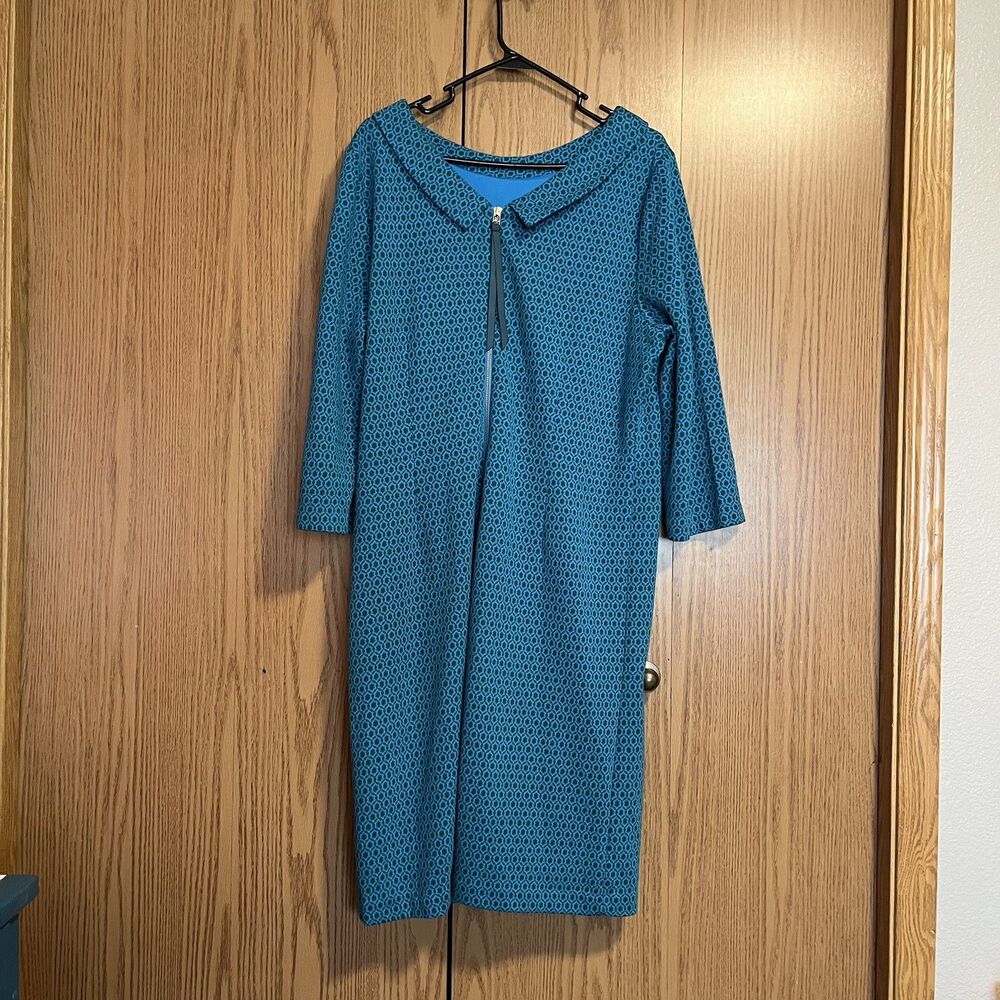 Boden Bessie Jacquard Dress Women’s 16 L - Picture 2 of 4